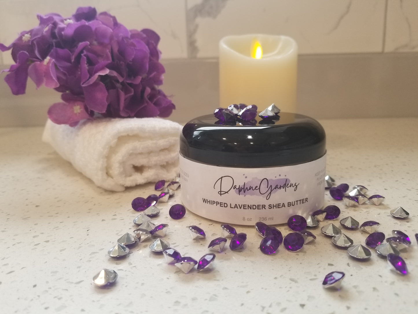 Whipped Lavender Essential Oil Shea Body Butter